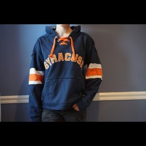 Syracuse lace up hoodie